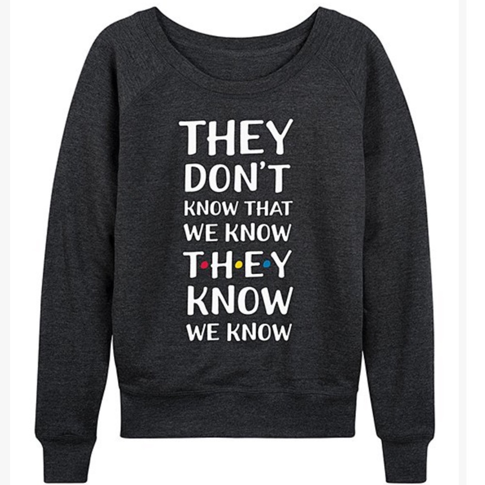 Graphic slouchy sweatshirt